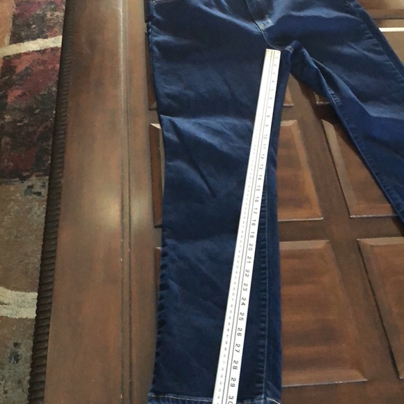 Women’s Levi’s 724 high-rise straight blue jeans waist 35” - Picture 8 of 11